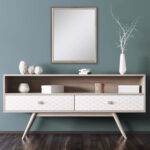 30" Silver Wood Accent Mirror - Image 5