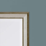 38" Silver Wood Accent Mirror - Image 5