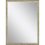39" Silver Wood Accent Mirror - Image 2