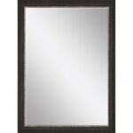 41" Dark Brown Accent Mirror - Image 2