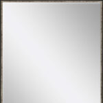 41" Dark Brown Accent Mirror - Image 3