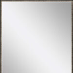 45" Dark Brown Accent Mirror - Image 4
