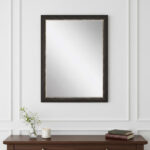 53" Dark Brown Accent Mirror