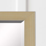 31" Silver Wood Accent Mirror - Image 5