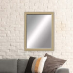 39" Silver Solid Wood Framed Accent Mirror - Image 4