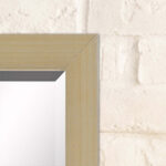 39" Silver Solid Wood Framed Accent Mirror - Image 5