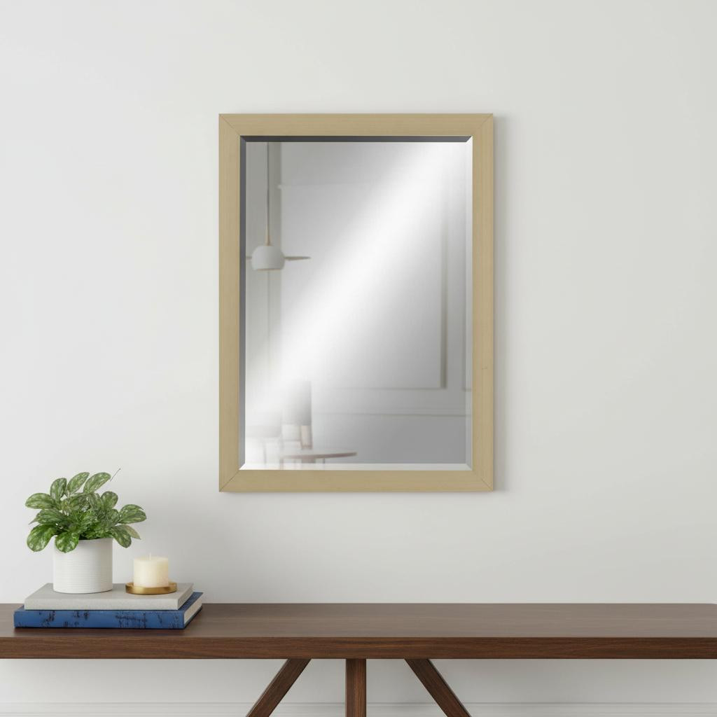 632794_4_W7yoPvMC.jpg 39" Silver Solid Wood Framed Accent Mirror - Image 1