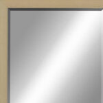 39" Silver Solid Wood Framed Accent Mirror - Image 6