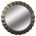 42" Bronze Round Accent Mirror - Image 2