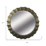 42" Bronze Round Accent Mirror - Image 6