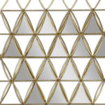 36" Gold Metal Accent Mirror - Image 3
