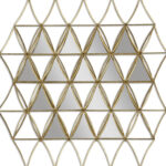 36" Gold Metal Accent Mirror - Image 4