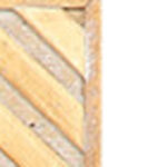 40" Light Brown Wood Accent Mirror - Image 4