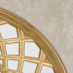 32" Gold Round Accent Mirror - Image 5