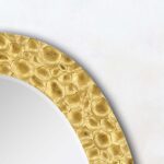 46" Gold Oval Accent Mirror - Image 5
