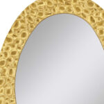 46" Gold Oval Accent Mirror - Image 4