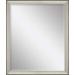 32" Silver Framed Accent Mirror - Image 3