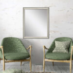 32" Silver Framed Accent Mirror - Image 6