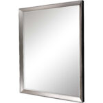 32" Silver Framed Accent Mirror - Image 2