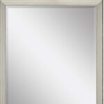 32" Silver Framed Accent Mirror - Image 4