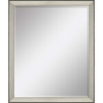 32" Silver Framed Accent Mirror - Image 5