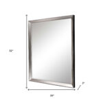 32" Silver Framed Accent Mirror - Image 7