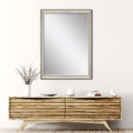 40" Silver Framed Accent Mirror - Image 6