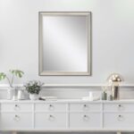 44" Silver Framed Accent Mirror - Image 5