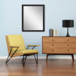 31" Black Framed Accent Mirror - Image 5
