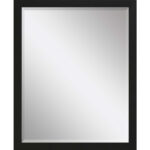 43" Black Framed Accent Mirror - Image 2