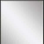 43" Black Framed Accent Mirror - Image 3