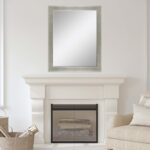53" Silver Solid Wood Framed Accent Mirror - Image 7