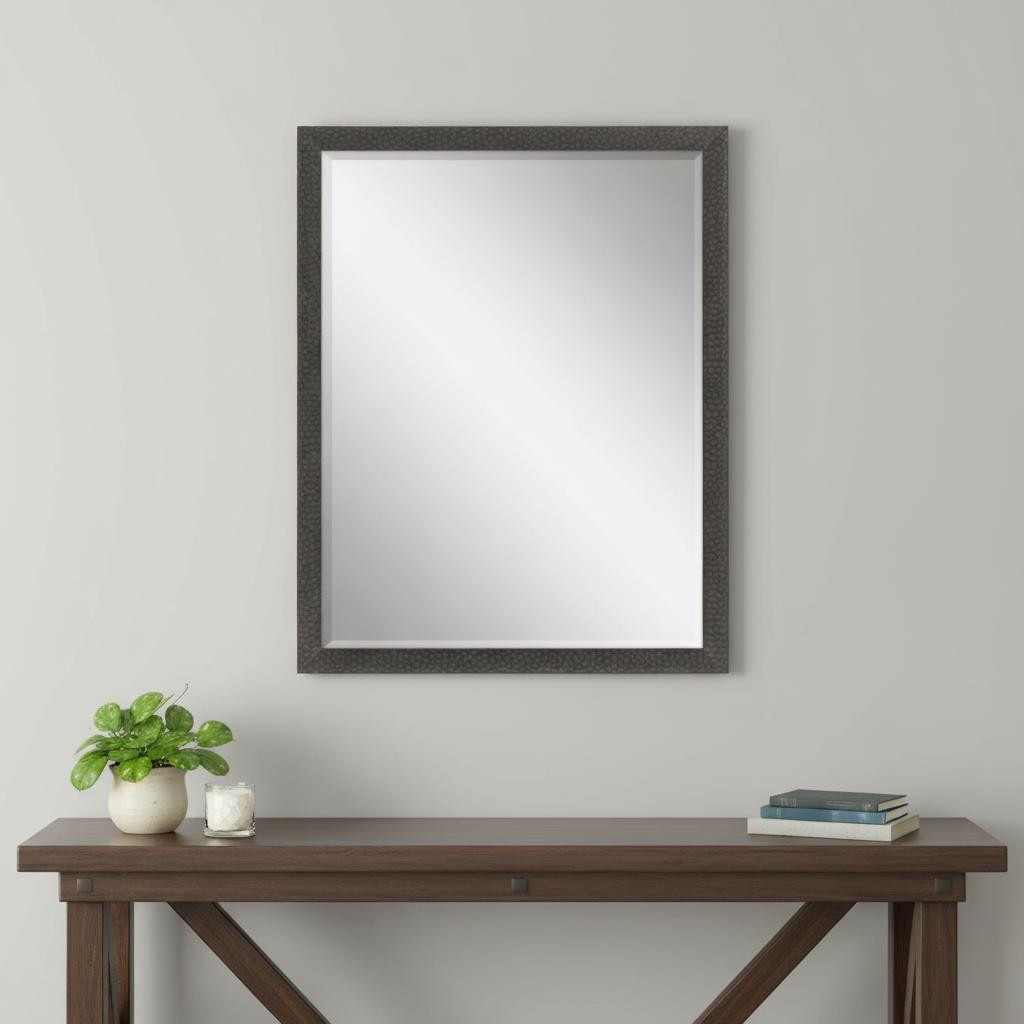 632830_6_olsZaz9n.jpg 51" Dark Brown Solid Wood Framed Accent Mirror - Image 1
