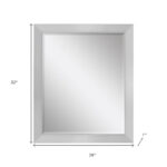 32" Silver Framed Accent Mirror - Image 7
