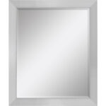 32" Silver Framed Accent Mirror - Image 4