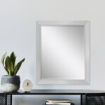34" Silver Framed Accent Mirror - Image 5