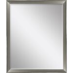 44" White Framed Accent Mirror - Image 3