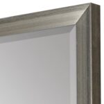 44" White Framed Accent Mirror - Image 4
