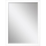 39" White Accent Mirror - Image 2