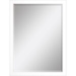 39" White Accent Mirror - Image 3
