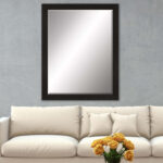 53" Dark Brown Accent Mirror - Image 5