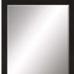53" Dark Brown Accent Mirror - Image 4