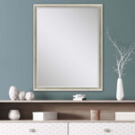 52" Silver Wood Accent Mirror - Image 5