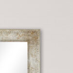 47" Silver Metal Accent Mirror - Image 3