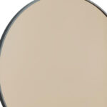20" Black Metal Round Framed Bathroom Vanity Mirror - Image 3