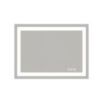 28" Clear Lighted Frameless Bathroom Vanity Mirror - Image 2
