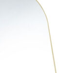 63" Gold Metal Arch Freestanding and Wall Mount Framed Full Length Mirror - Image 4