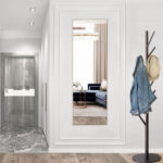 63" Gold Metal Freestanding and Wall Mount Framed Full Length Mirror - Image 6