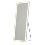 71" Clear Lighted Freestanding and Wall Mount Frameless Full Length Mirror - Image 2