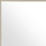 35" Natural Wood Square Frame Mounted Dresser Mirror - Image 6